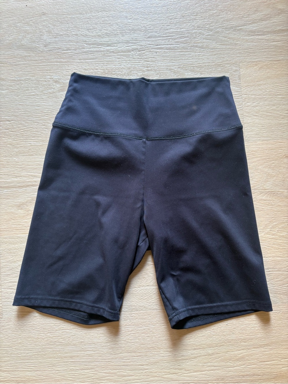 High-Waist Black Garage Women's Bike Shorts